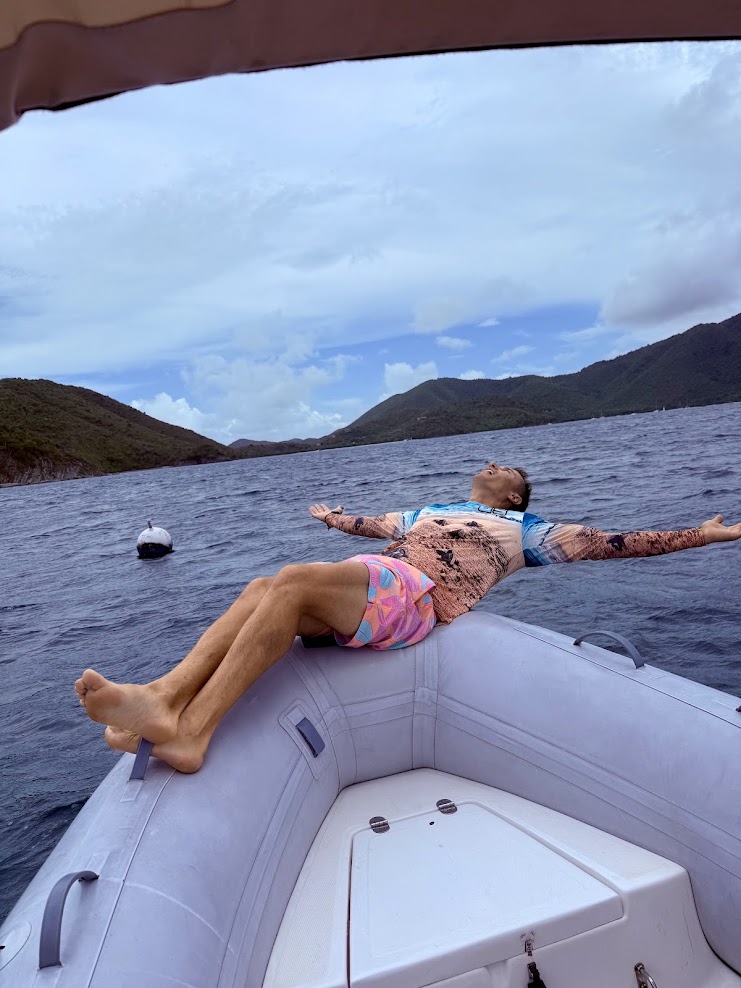 Derrek on tropical adventure